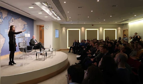 Katrín Jakobsdóttir forsætisráðherra flytur ræðu í Chatham House