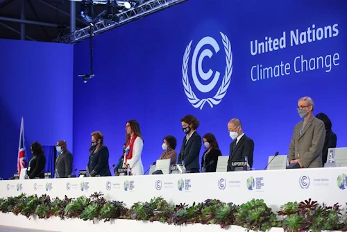 Frá setningu 26. aðildaríkjafundar Loftslagssamnings Sameinuðu þjóðanna (COP26)  í Glasgow. 