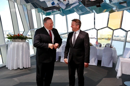 Secretary Pompeo and Foreign Minister Thórdarson