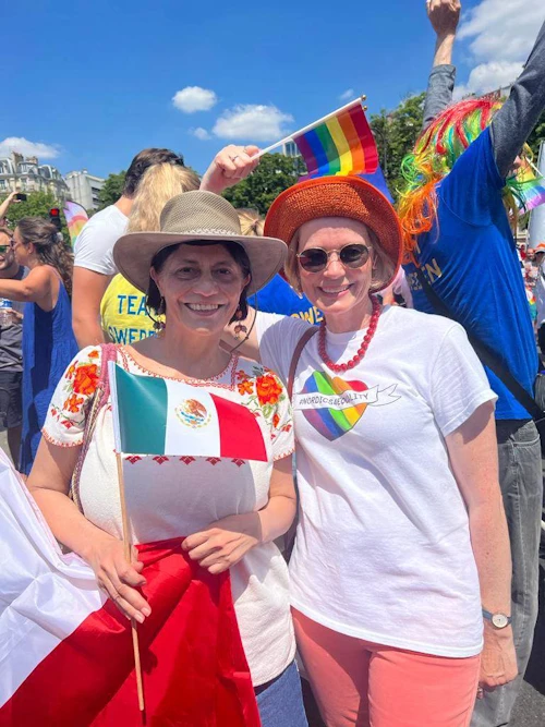 Blanca Jiménez Cisneros, sendiherra Mexíkó og Unnur Orradóttir Ramette, sendiherra Íslands
