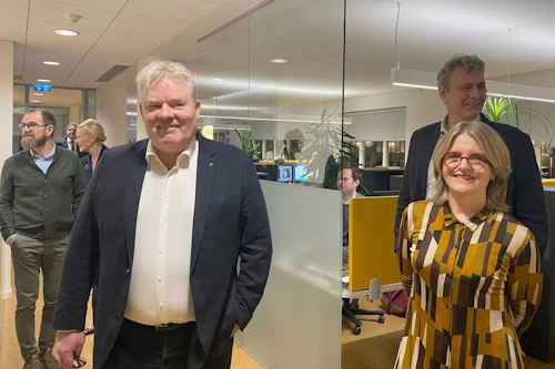 Sigurður Ingi Jóhannsson, innviðaráðherra, og Ásdís Hlökk Theodórsdóttir, forstjóri Skipulagsstofnunar.