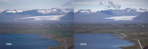 Fláarjökull 1989-2020