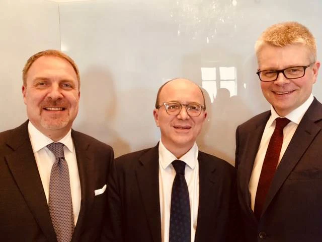 Kristján Andri Stefánsson, André Gattolin et Einar Gunnarsson