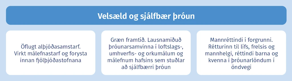 Velsæld og sjálfbær þróun