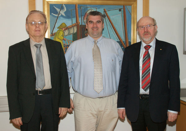 Ingimar Jóhannsson, Eric Kaiser og Jón Bjarnason Ingimar Jóhannsson, Eric Kaiser og Jón Bjarnason