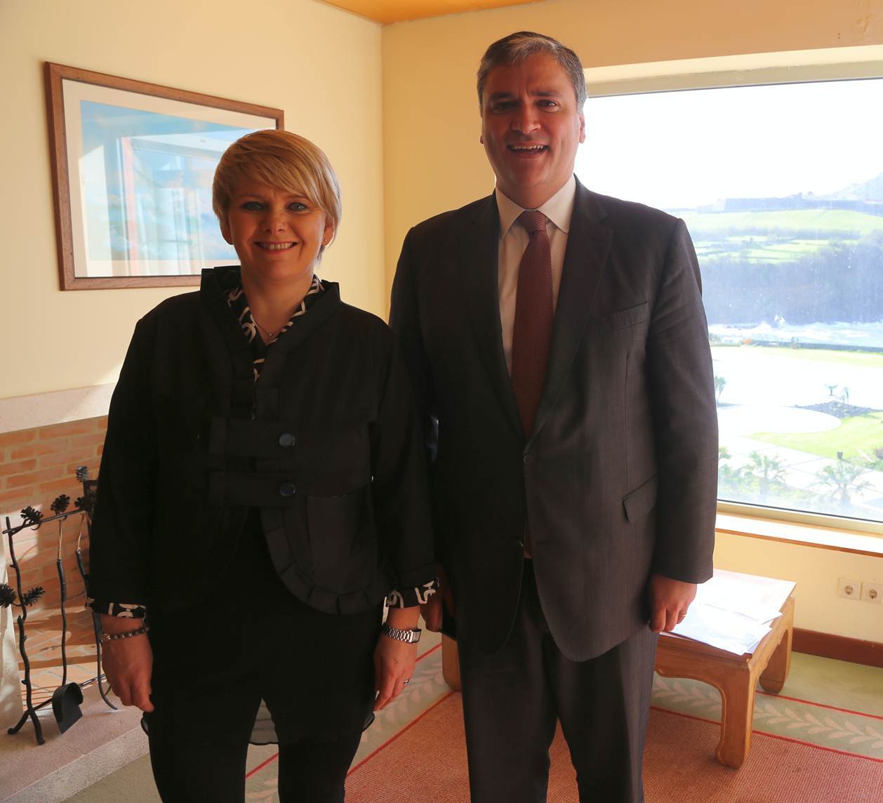 Ragnheiður Elín Árnadóttir og Vasco Alves Cordeiro