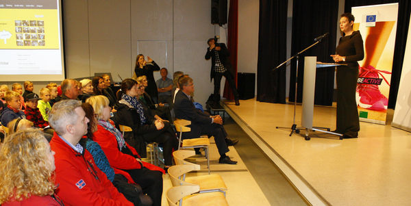 Ólöf Nordal innanríkisráðherra flutti ávarp við setningu átaksins. Ólöf Nordal innanríkisráðherra flutti ávarp við setningu átaksins.