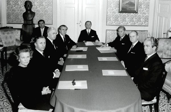 Ráðuneyti Jóhanns Hafstein 10. júlí 1970