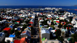 Séð yfir Reykjavík